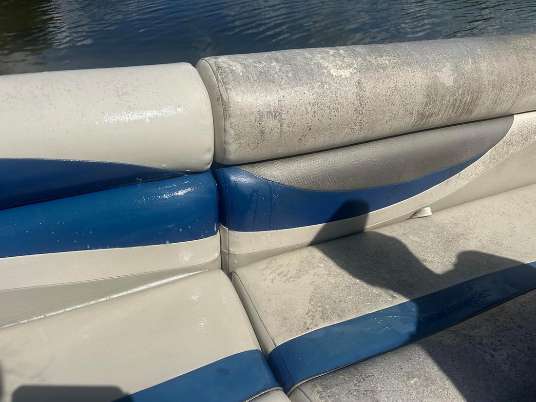 Photo of Mildew on Boat Seats: Before and After