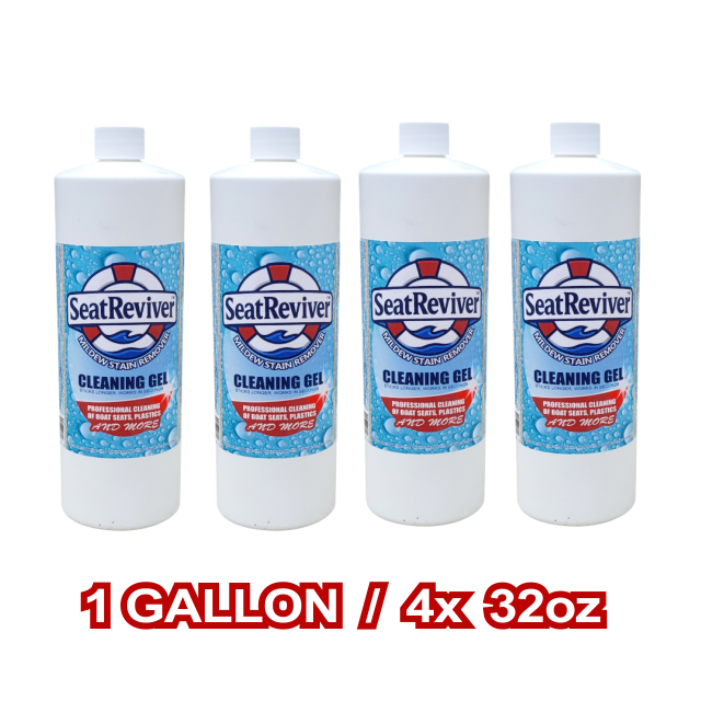Seat Reviver™ Mildew Stain Remover Cleaning Gel | For Boat Seats, Vinyl & Plastics