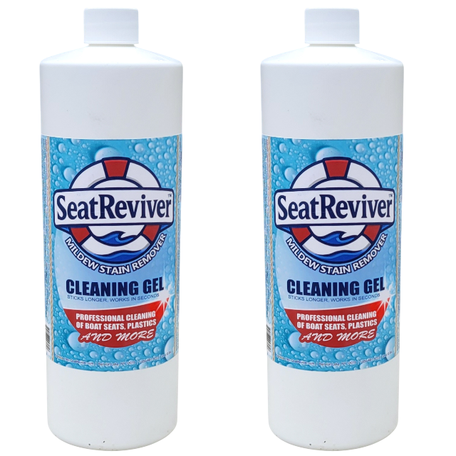 Seat Reviver™ Mildew Stain Remover Cleaning Gel | For Boat Seats, Vinyl & Plastics