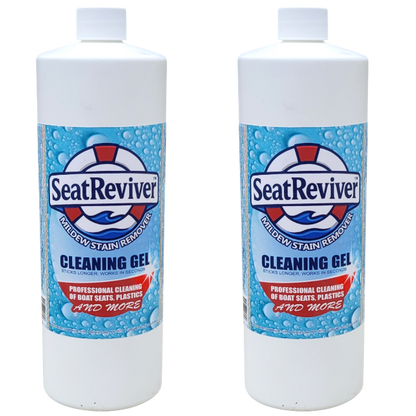 Seat Reviver™ Mildew Stain Remover Cleaning Gel | For Boat Seats, Vinyl & Plastics